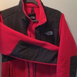 North Face Denali- Coral/Grey
